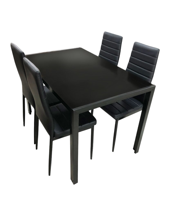 JUEGO COMEDOR ARTELEC S/VIDRIO COMODO 4S