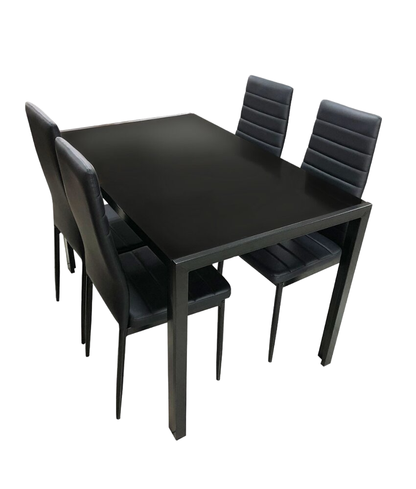 JUEGO COMEDOR ARTELEC S/VIDRIO COMODO 4S