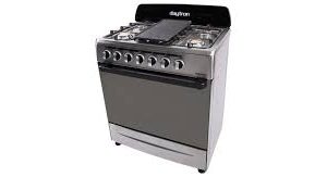 COCINA DAYTRON C-30BS-B GAS 6Q NEGRA 30"