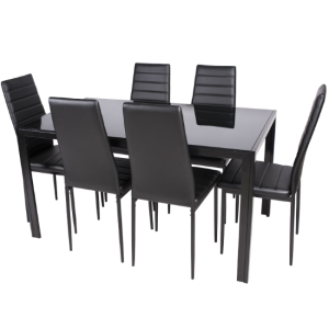JUEGO COMEDOR ARTELEC COMODO 6 SILLAS
