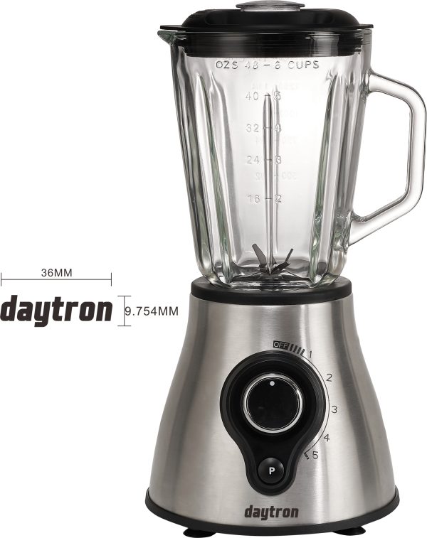 LICUADORA DAYTRON PN-Y73 VIDRIO 6 VEL