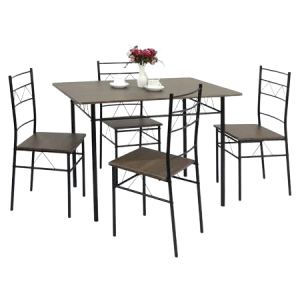 JUEGO COMEDOR ARTELEC ROMMIE 4 SILLAS