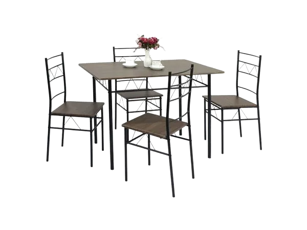 JUEGO COMEDOR ARTELEC ROMMIE 4 SILLAS