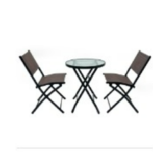 MESA + 2 SILLAS TAIKE EX-7163 CAFE
